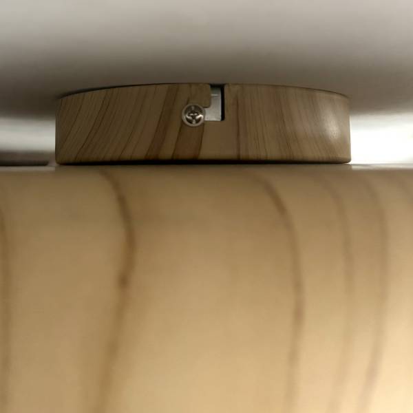 Lampada da soffitto GROMA Ferro - 1 punto luce - Beige