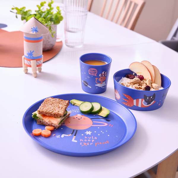 Set da colazione Connect Space Polipropilene - Blu