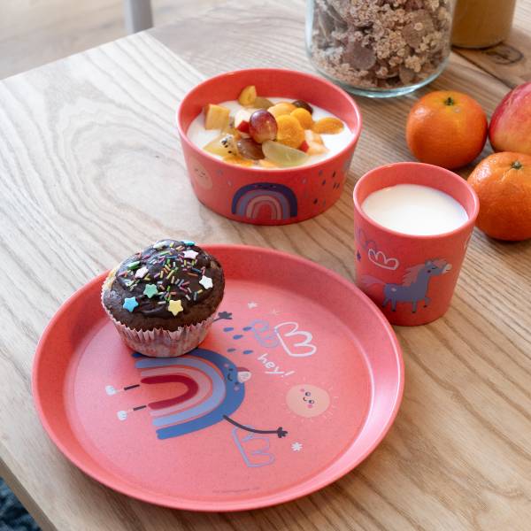 Frühstücksset Connect Dreams Polypropylen - Rot