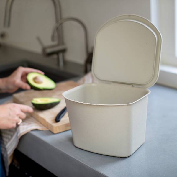 Pattumiera da tavolo Bibo Polipropilene - Beige
