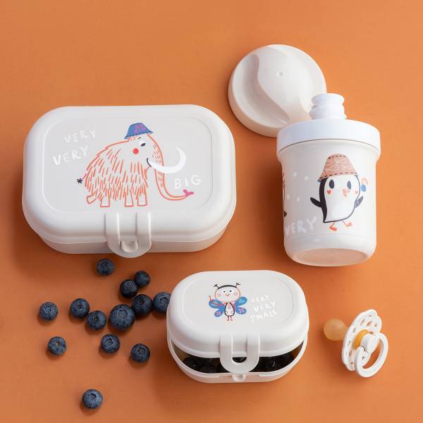 Lunchboxset Hop On To Go polypropeen - beige