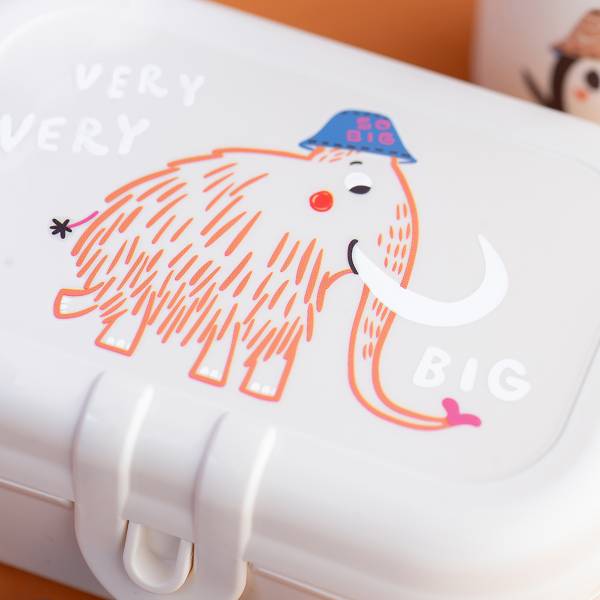Lunchboxset Hop On To Go polypropeen - beige