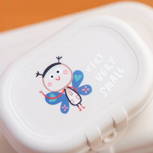 Lunchboxset Hop On To Go polypropeen - beige