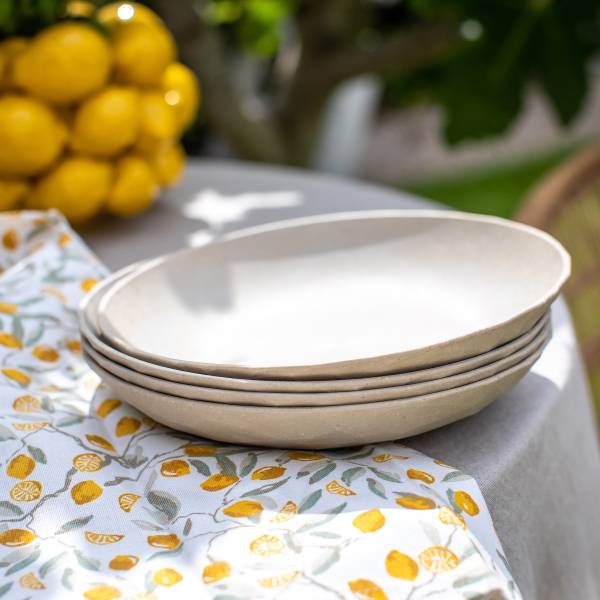 Speiseteller Tief Club Plate Polypropylen - Sand