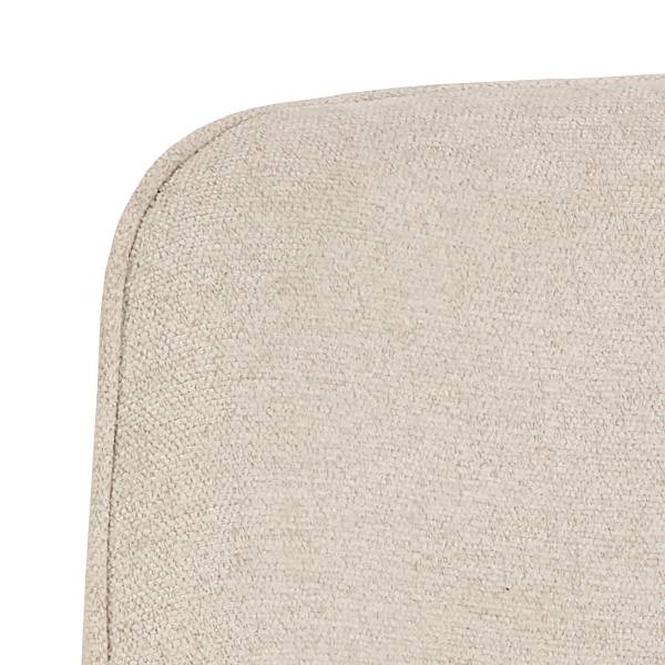 Set di 2 sedie girevoli Keukeu Tessuto Aphra: beige