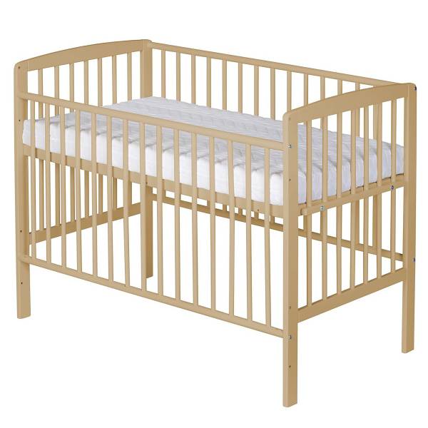Funktionales Anstellbett Micky Plus Buche massiv - Buche