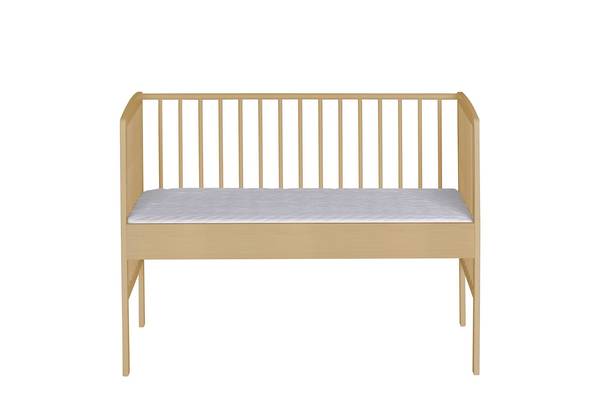 Funktionales Anstellbett Micky Plus Buche massiv - Buche
