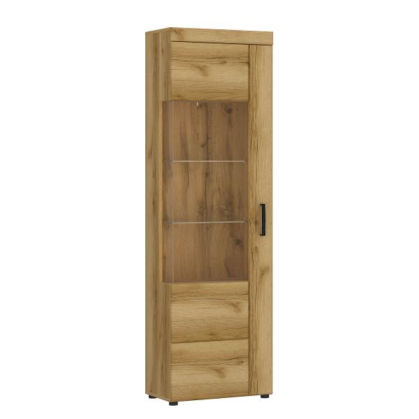 Set di 4 mobili Buscan - Vetrina Effetto rovere - Apertura a sinistra