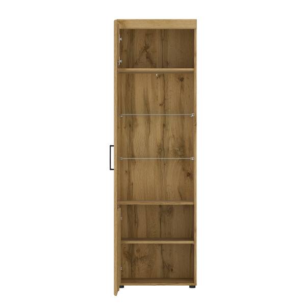 Set di 4 mobili Buscan - Vetrina Effetto rovere - Apertura a sinistra