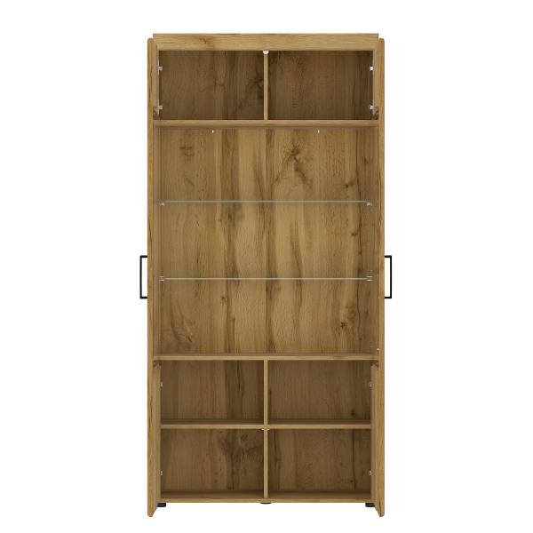 Set di 4 mobili Buscan - Vetrina Effetto rovere