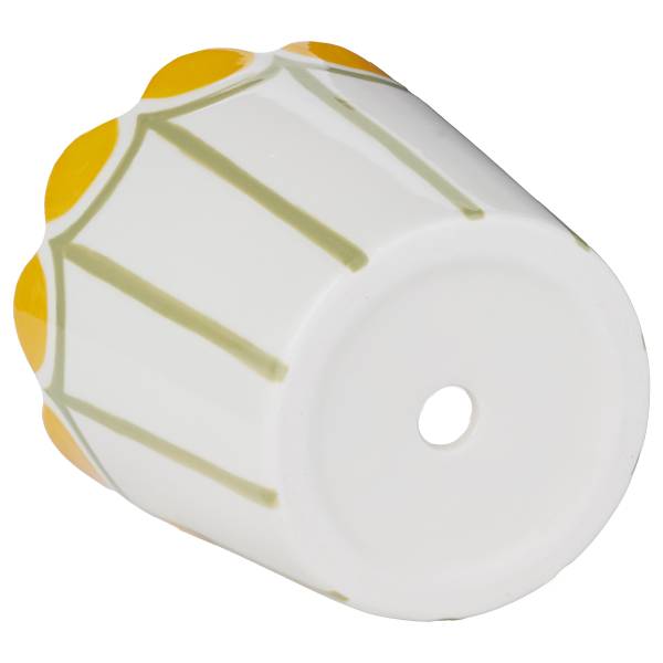 Portavaso SUNDAE con sottovaso Grès - Verde chiaro