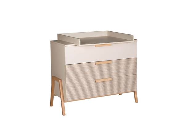 Set di 3 mobili per neonato Happy Crema / Faggio