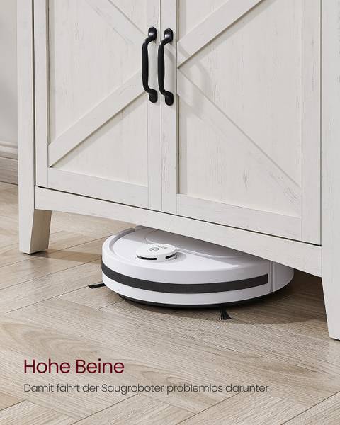 Kommode Semoum Weiß / Eiche Dunkel Dekor