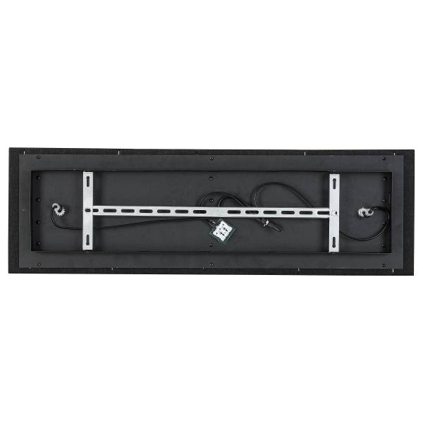 Lampada da soffitto Kentucky Ferro / vetro fumé - Nero
