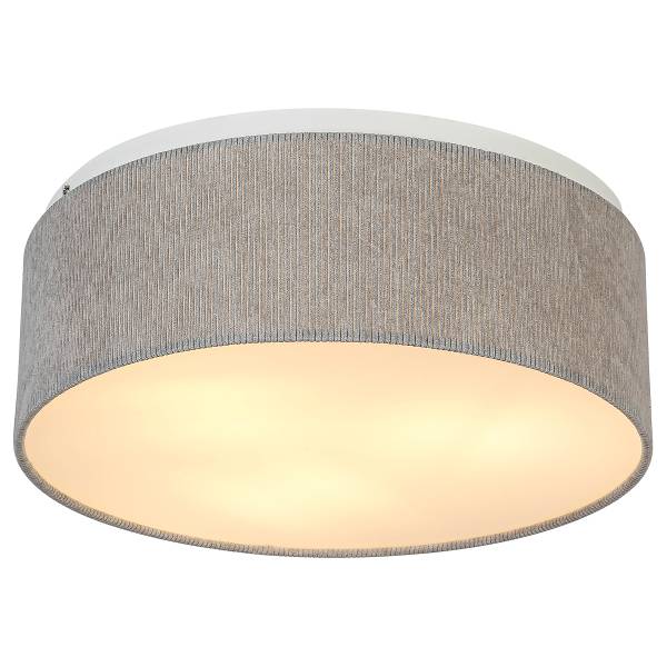 Lampada da soffitto Elenore Ferro / Velluto a coste - Grigio