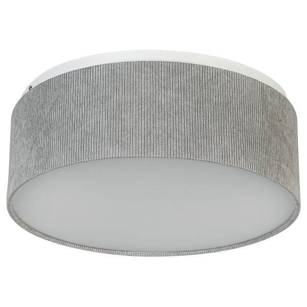 Lampada da soffitto Elenore Ferro / Velluto a coste - Grigio