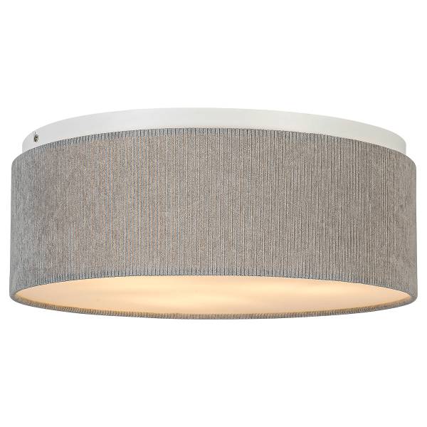 Lampada da soffitto Elenore Ferro / Velluto a coste - Grigio
