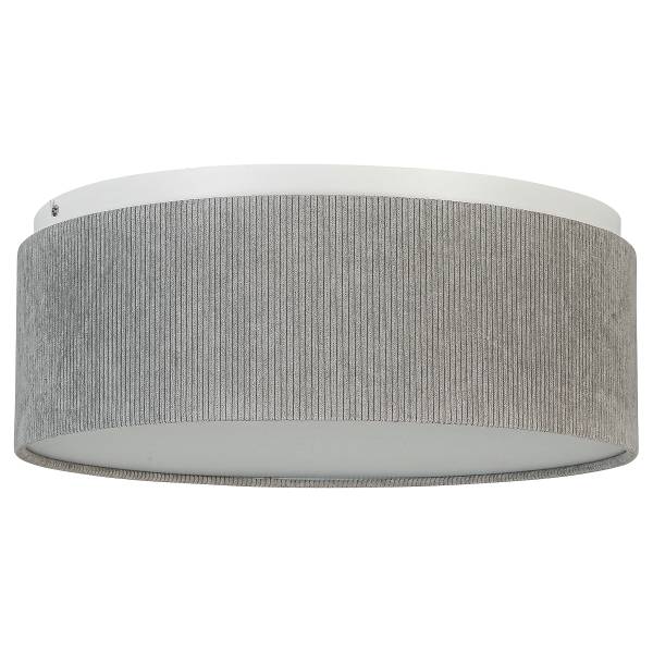 Lampada da soffitto Elenore Ferro / Velluto a coste - Grigio