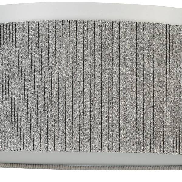 Lampada da soffitto Elenore Ferro / Velluto a coste - Grigio