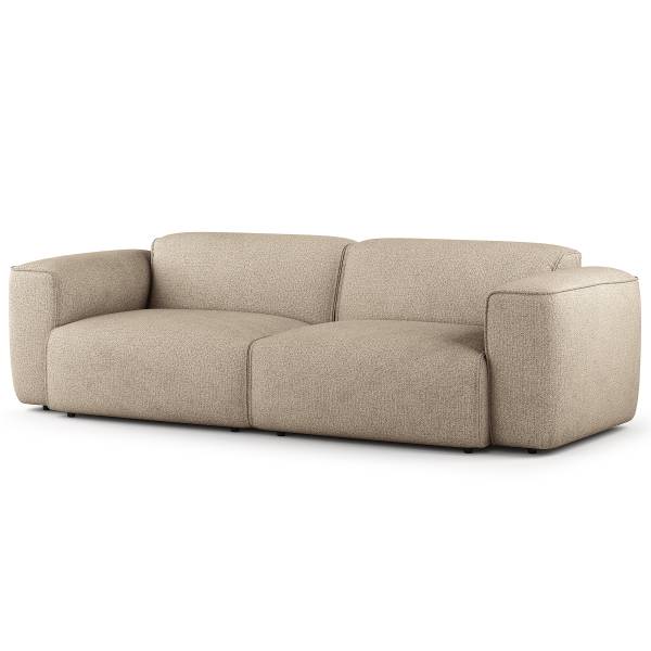 3-Sitzer Sofa HUDSON Webstoff Amaris: Beige