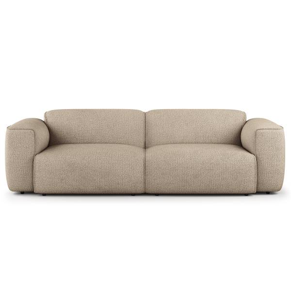 3-Sitzer Sofa HUDSON Webstoff Amaris: Beige