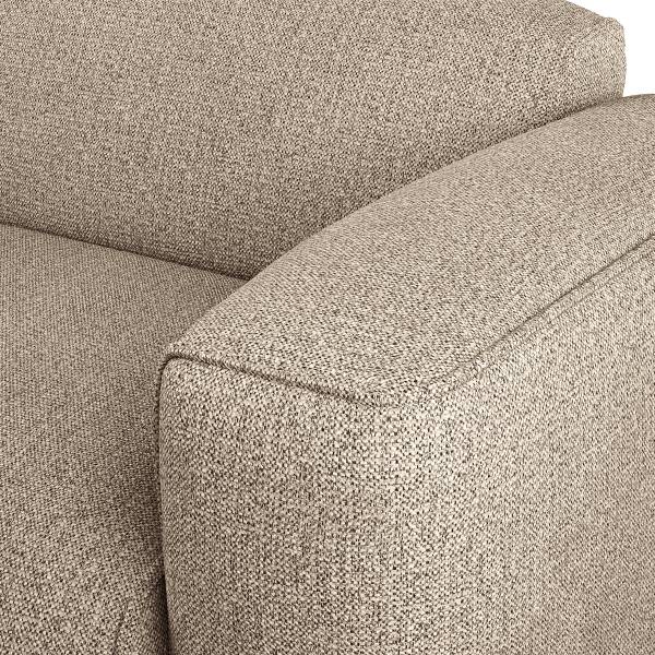 3-Sitzer Sofa HUDSON Webstoff Amaris: Beige