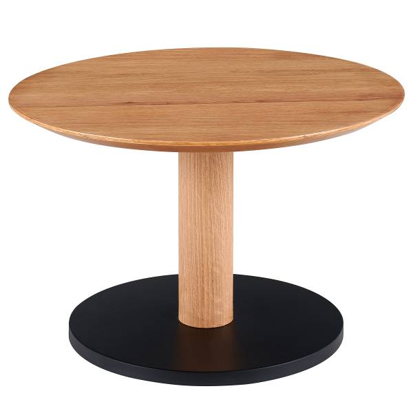 Table d’appoint GRUBBA à roulettes Chêne / Noir