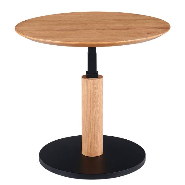 Table d’appoint GRUBBA à roulettes Chêne / Noir
