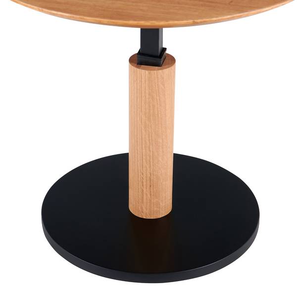 Table d’appoint GRUBBA à roulettes Chêne / Noir