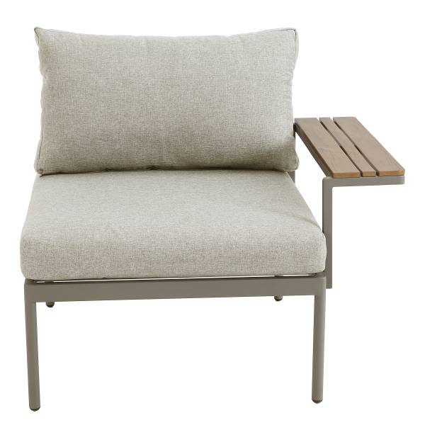 Ensemble de jardin Laventa - 3 éléments Acier/ oléfine - Beige
