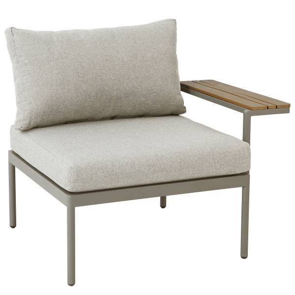 Ensemble de jardin Laventa - 3 éléments Acier/ oléfine - Beige