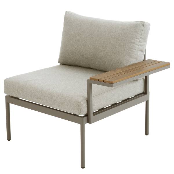 Ensemble de jardin Laventa - 3 éléments Acier/ oléfine - Beige