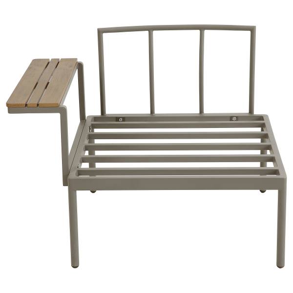 Ensemble de jardin Laventa - 3 éléments Acier/ oléfine - Beige