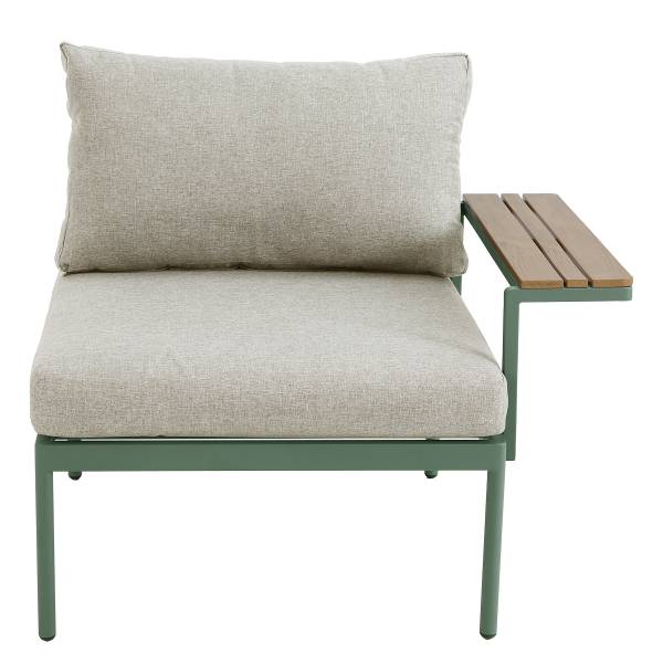 Modulares Loungeset Laventa 3-teilig Stahl / Olefin - Grün