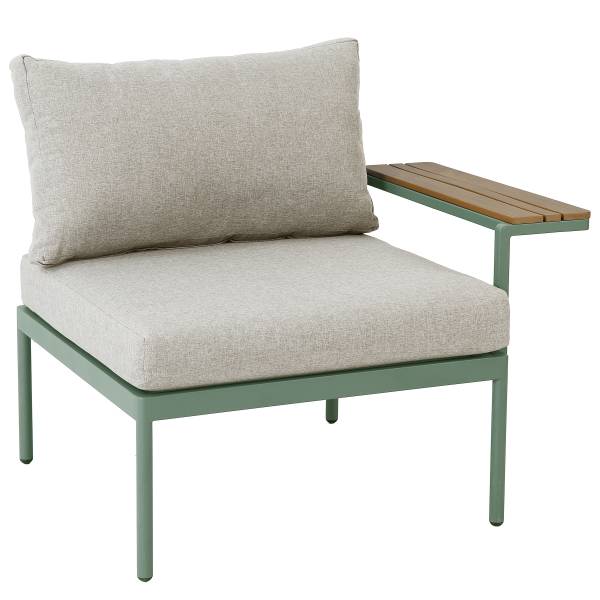 Modulares Loungeset Laventa 3-teilig Stahl / Olefin - Grün