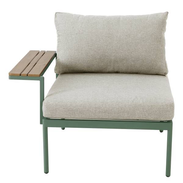 Modulares Loungeset Laventa 3-teilig Stahl / Olefin - Grün