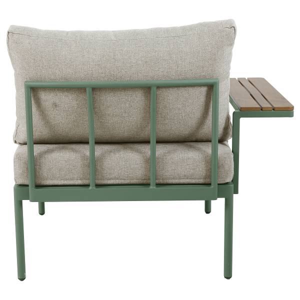Modulares Loungeset Laventa 3-teilig Stahl / Olefin - Grün