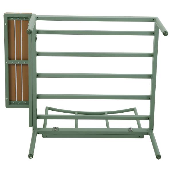 Modulares Loungeset Laventa 3-teilig Stahl / Olefin - Grün