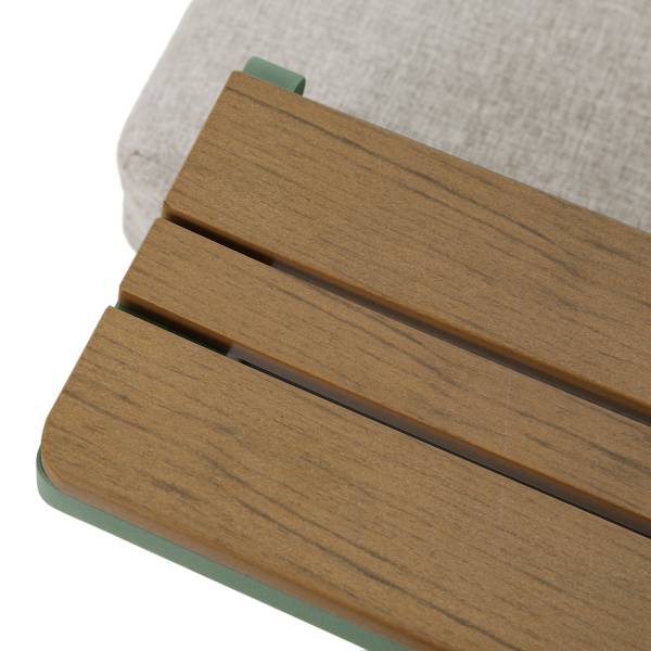 Modulares Loungeset Laventa 3-teilig Stahl / Olefin - Grün