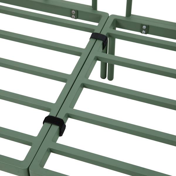 Modulares Loungeset Laventa 3-teilig Stahl / Olefin - Grün