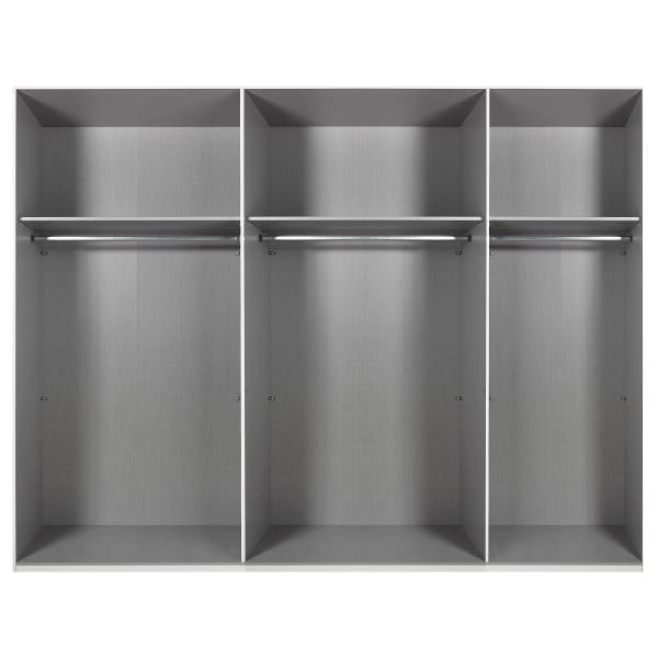 Schwebetürenschrank England Typ B Graphit - 313 x 208 cm