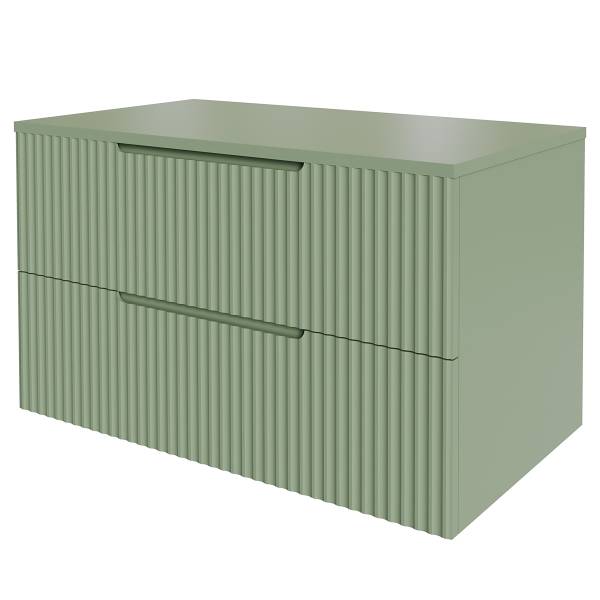 Lavabo COLORIA senza vasc Verde oliva