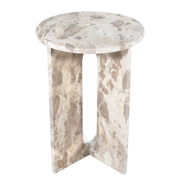 Tavolo di marmo YOKY rotondo Marmo beige