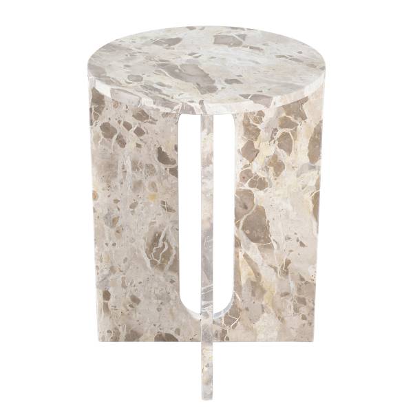 Tavolo di marmo YOKY rotondo Marmo beige
