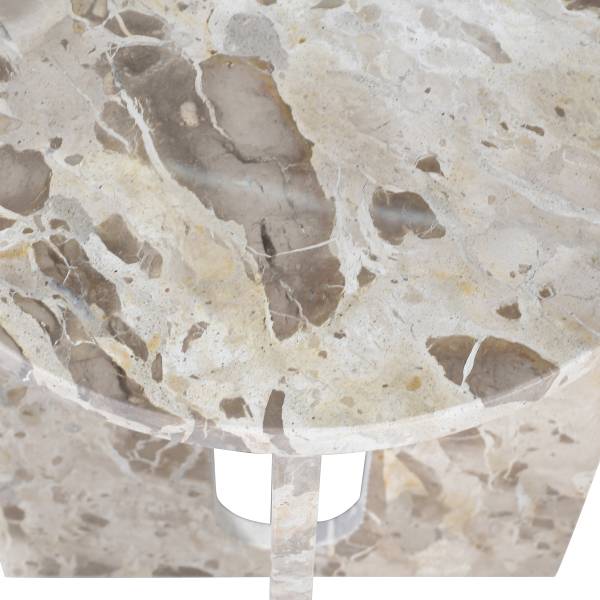Tavolo di marmo YOKY rotondo Marmo beige