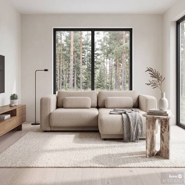 Tavolo di marmo YOKY rotondo Marmo beige