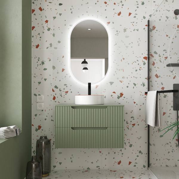 Waschtisch COLORIA Typ F Olivgrün