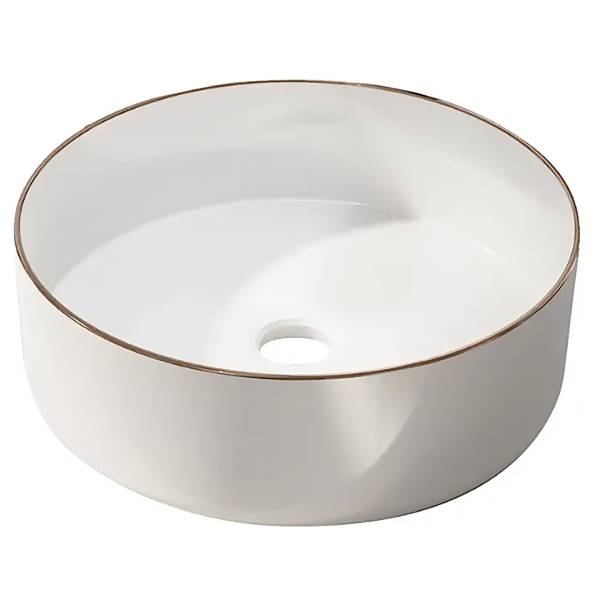 Salle de bain COLORIA ovale F - 4 élém. Vert olive