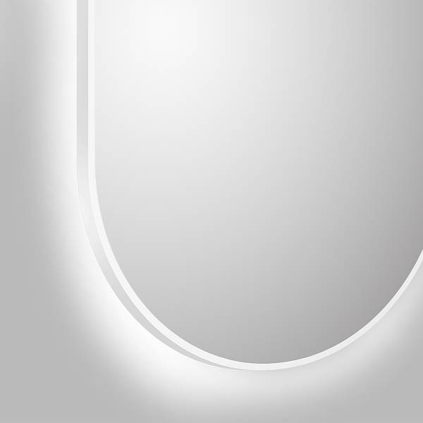 Salle de bain COLORIA ovale F - 4 élém. Vert olive