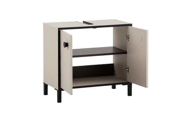Badset Edda 3-teilig Kombi B Beige / Schwarz